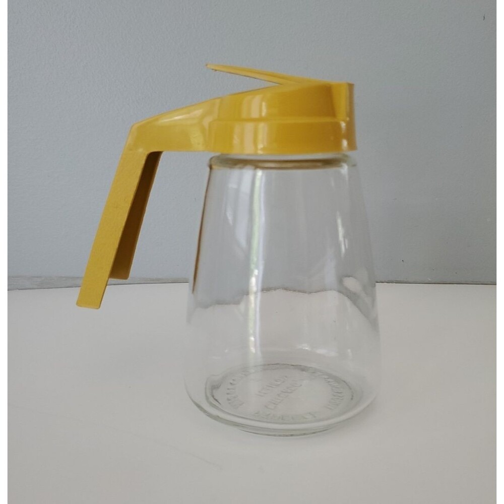 Federal Housewares Chicago Illinois MCM Retro Syrup Dispenser Coffee Creamer Lid